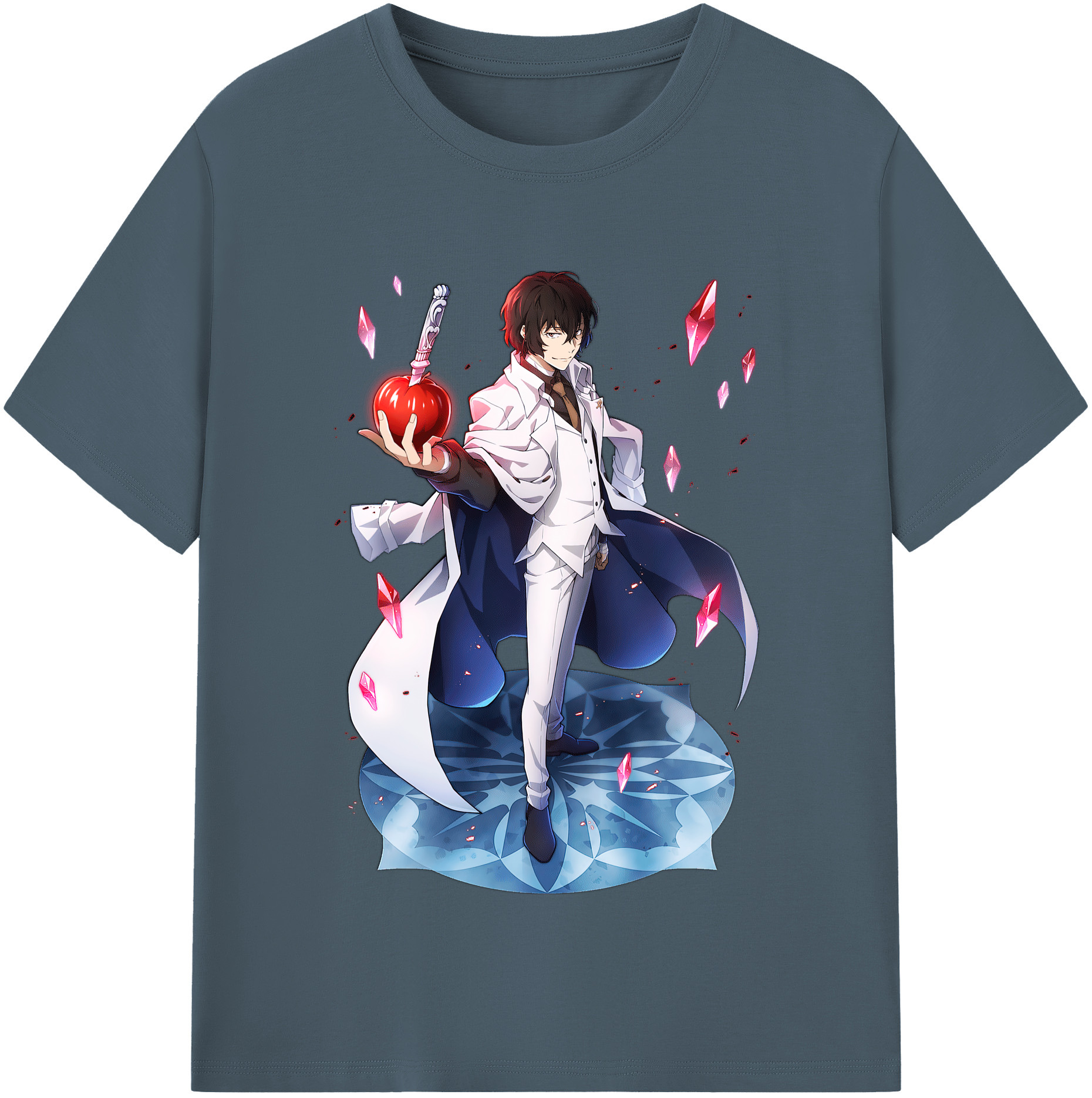（画像用） 文豪ストレイドッグス Bungo Stray Dogs 綿100％半袖Tシャツ（フロントプリント）